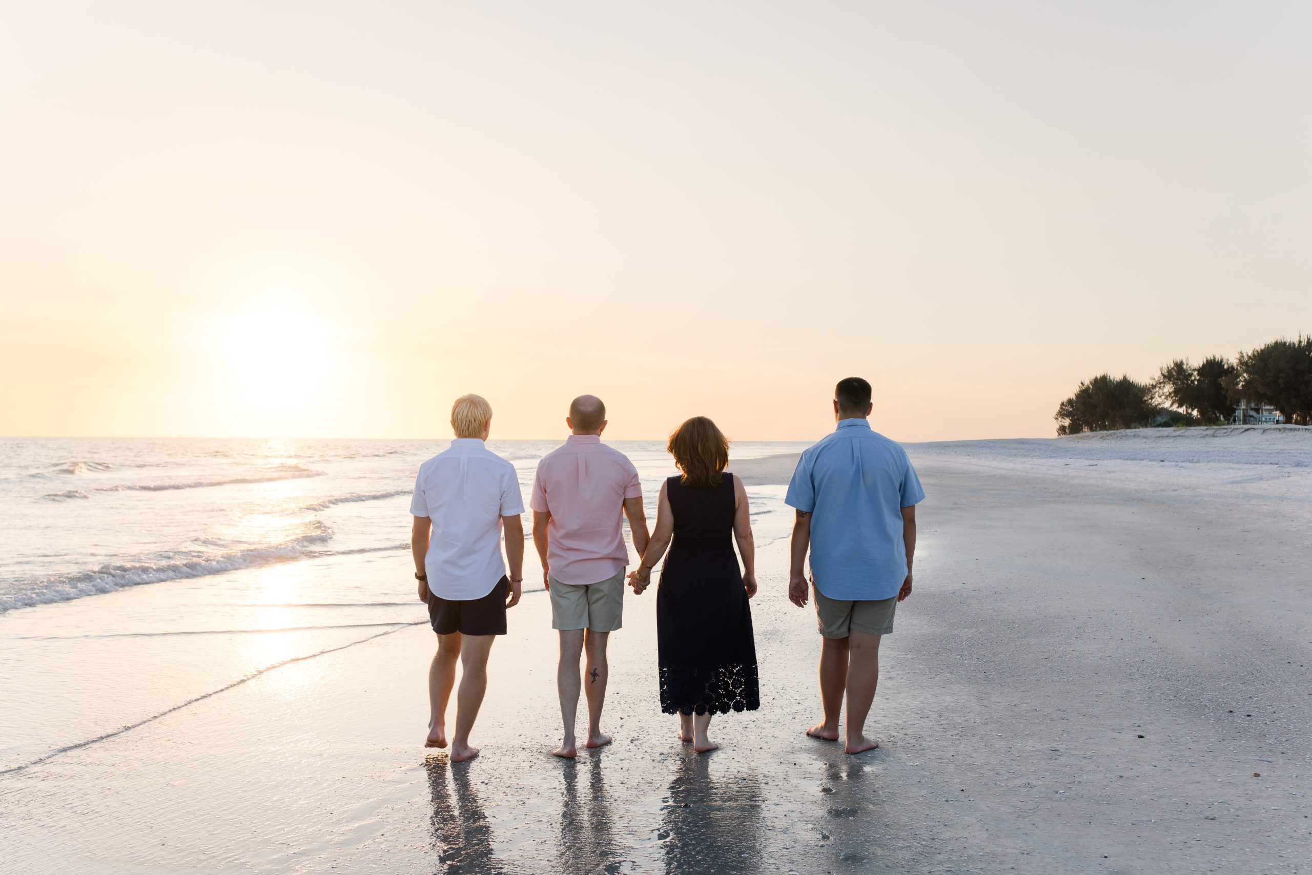 Family beach photography session