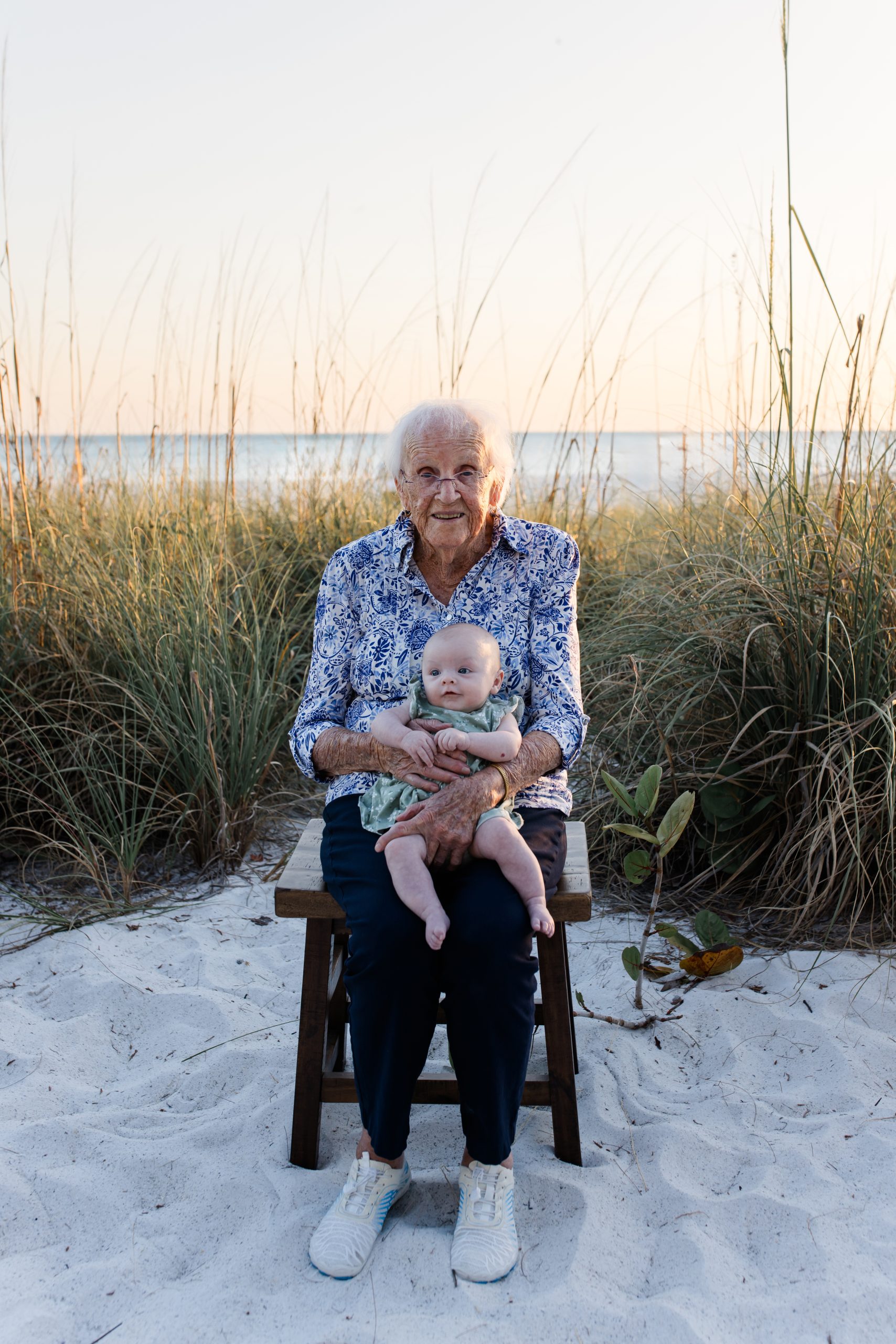 Five generation family photography session